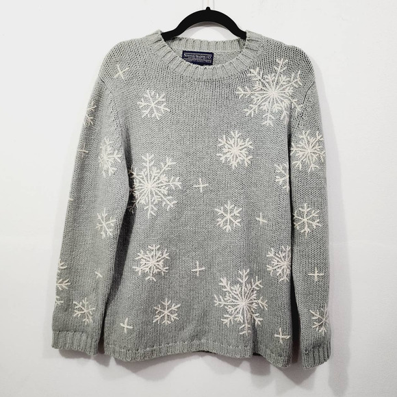 Newton Trading Co. Womens M Heavy 100% Shetland Wood Crewneck Sweater Muted Mint - Picture 1 of 10